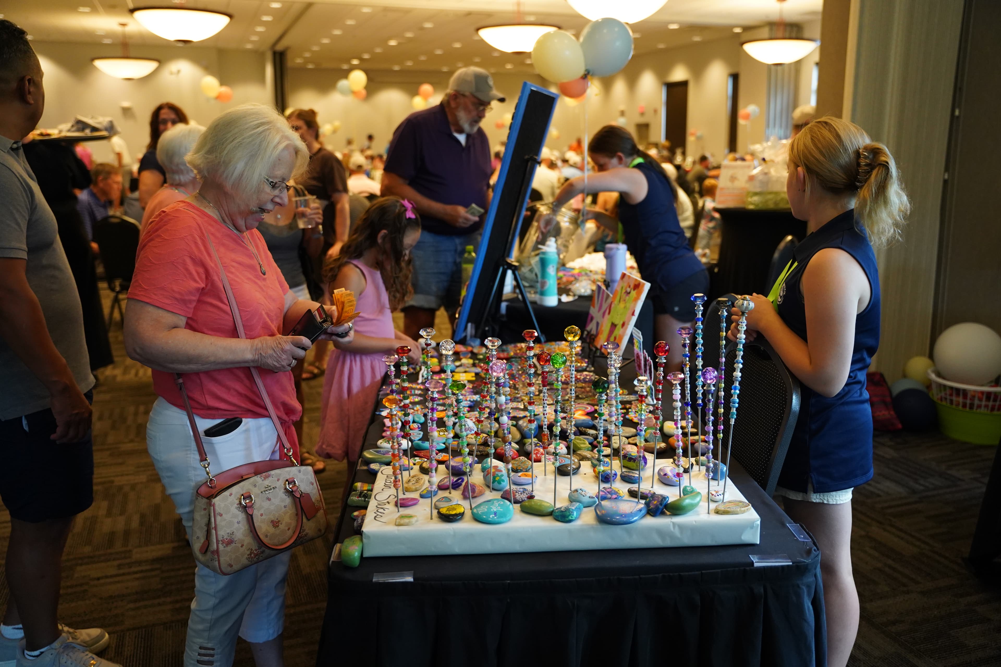 Kids table at the event