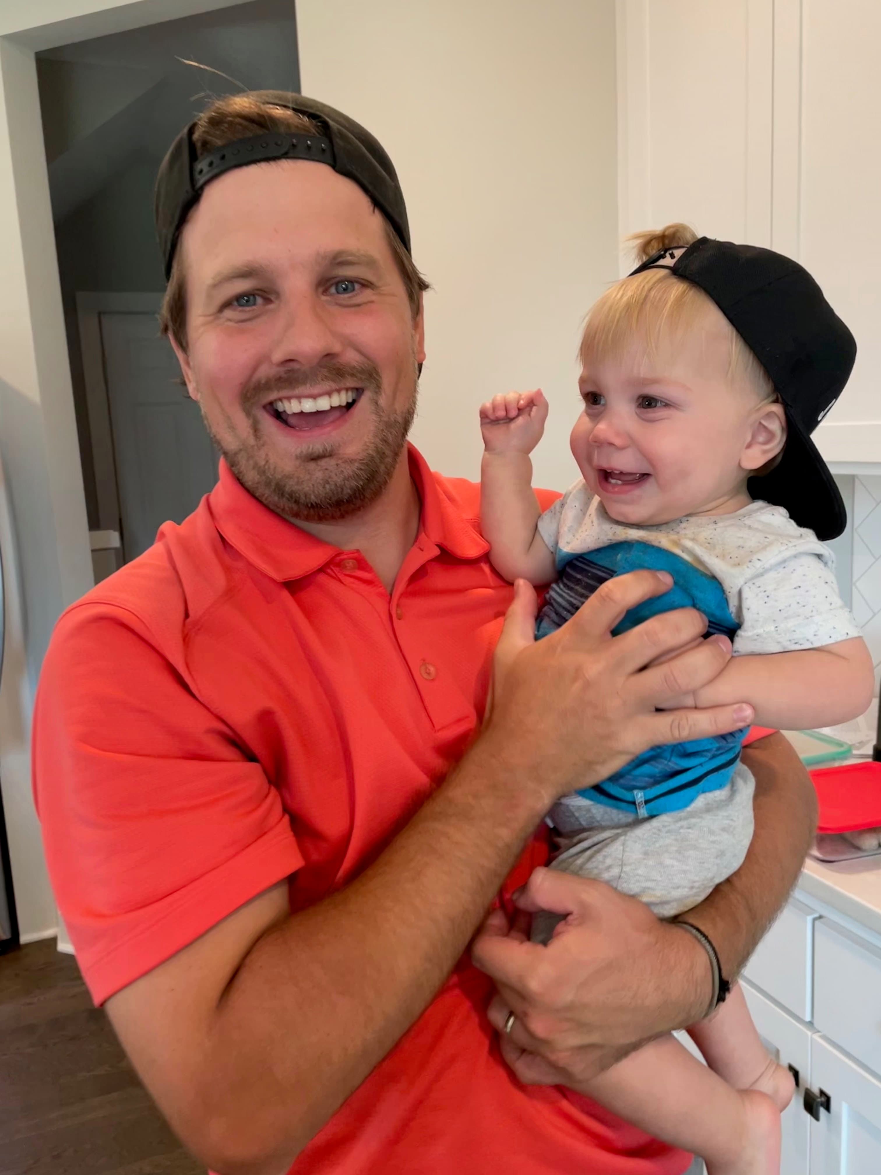 Sean with his son Blake