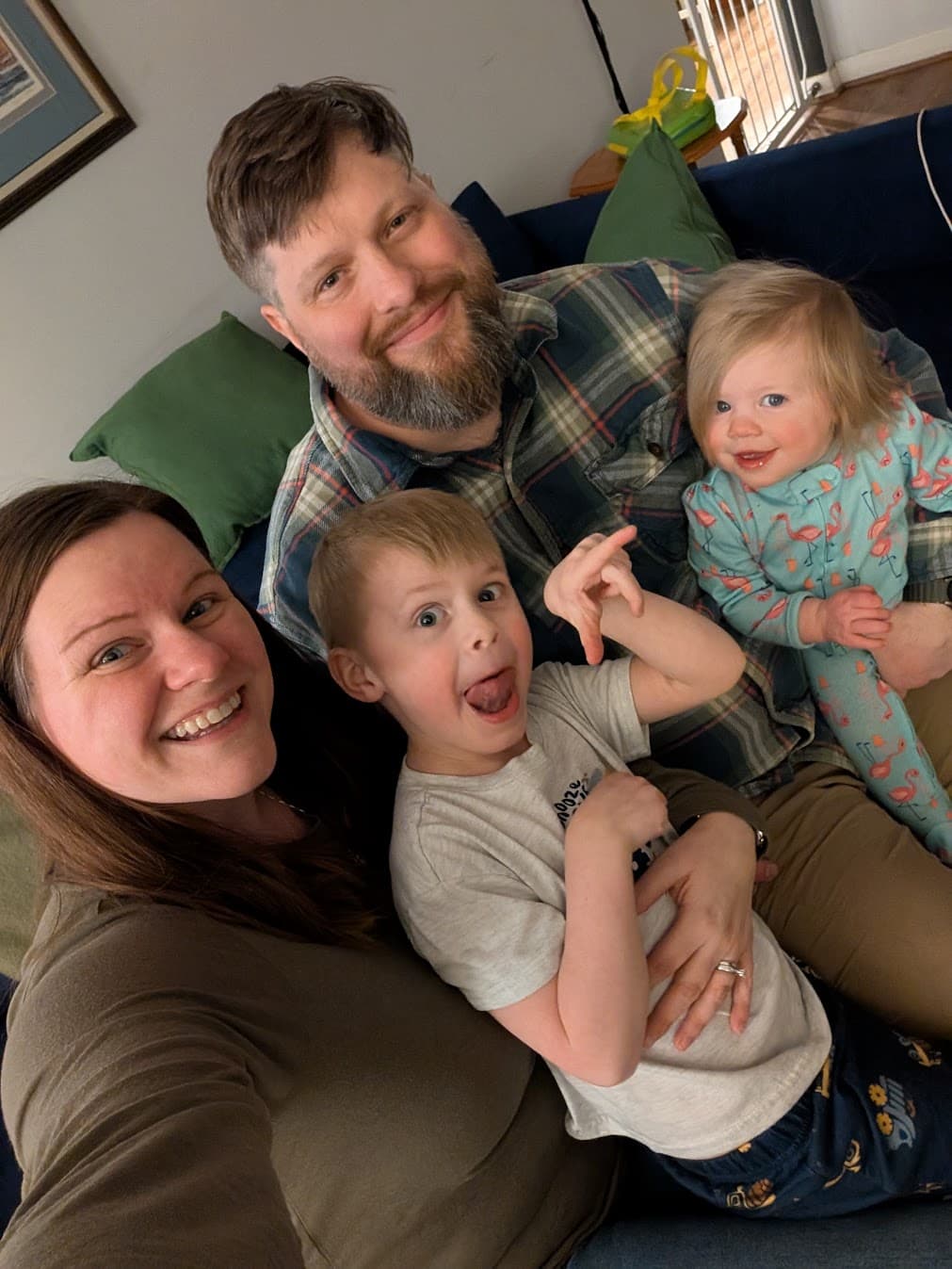 The Krenik family together