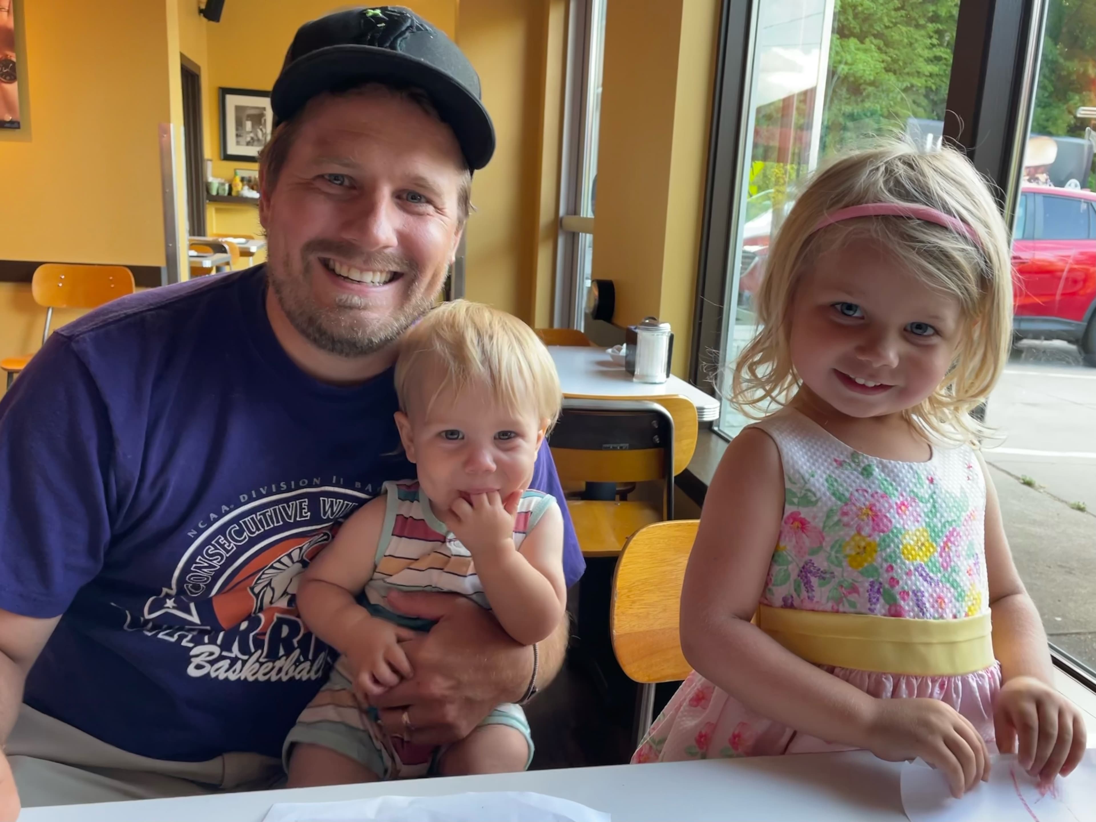 Sean with his kids